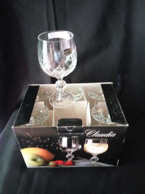 Bohemian Crystal Wine glasses